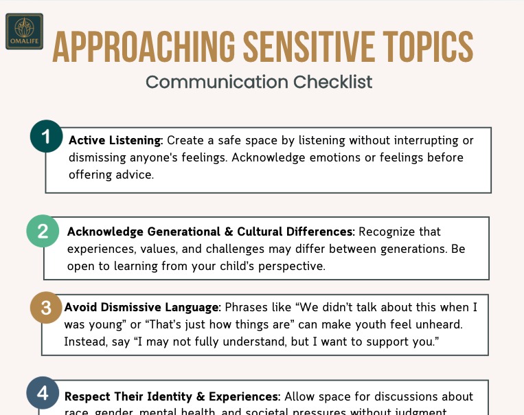 Approaching Sensitive Topics w/Children and Teens